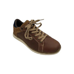 Territory Men's Ramble Casual Leather Sneaker Brown - Medium